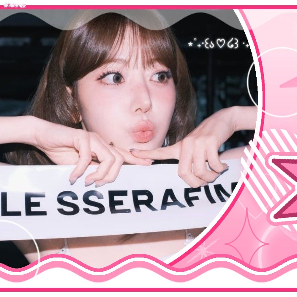 Recent activity shot of Sakura (LE SSERAFIM)