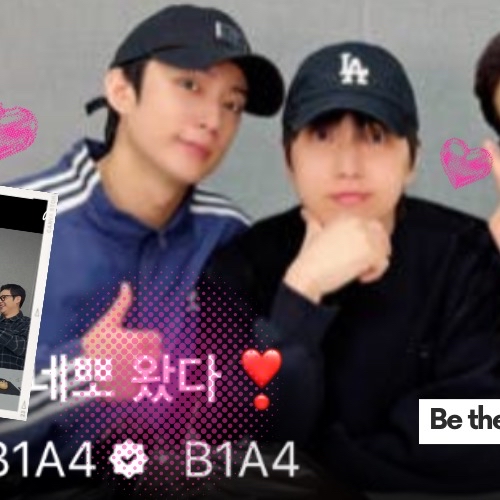 A moment captured by B1A4's fan