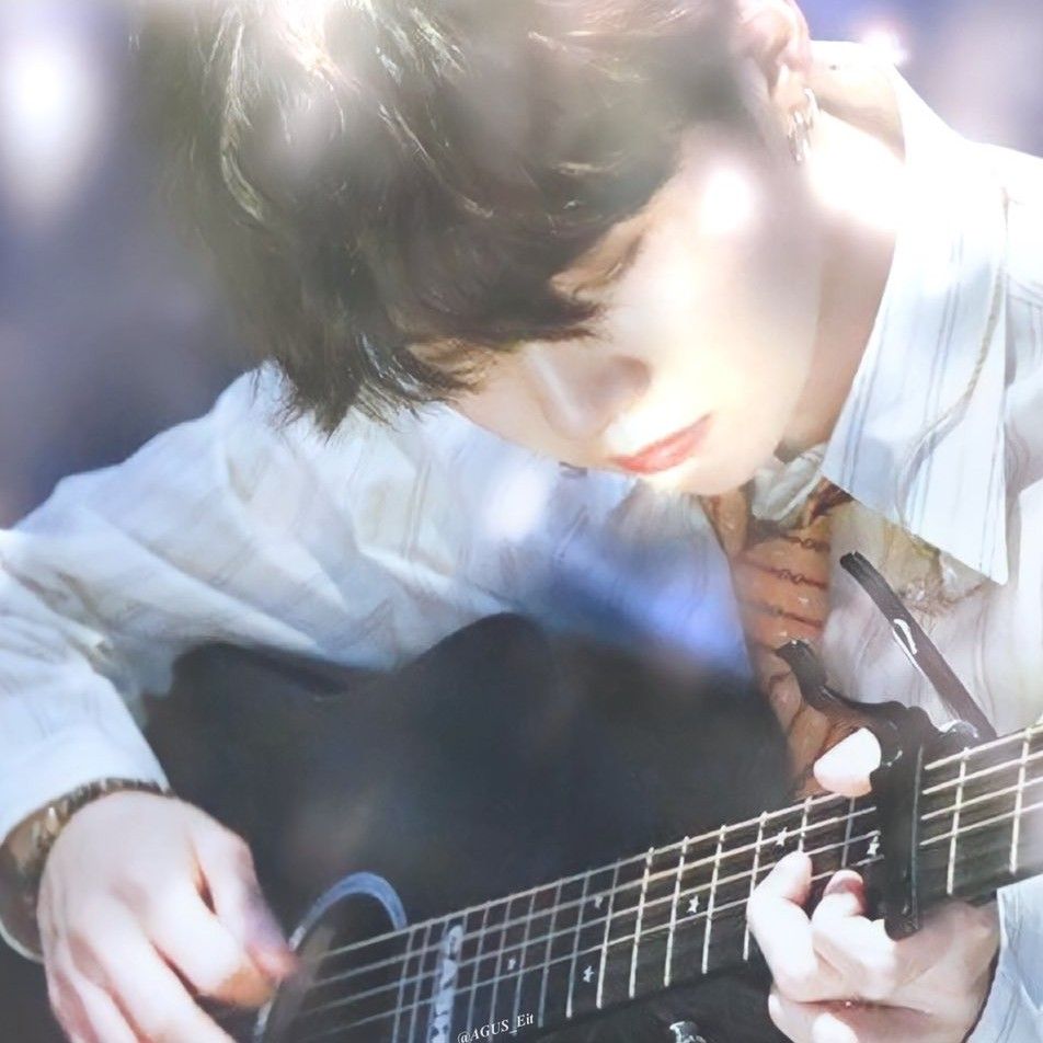 Recent activity shot of SUGA (BTS)