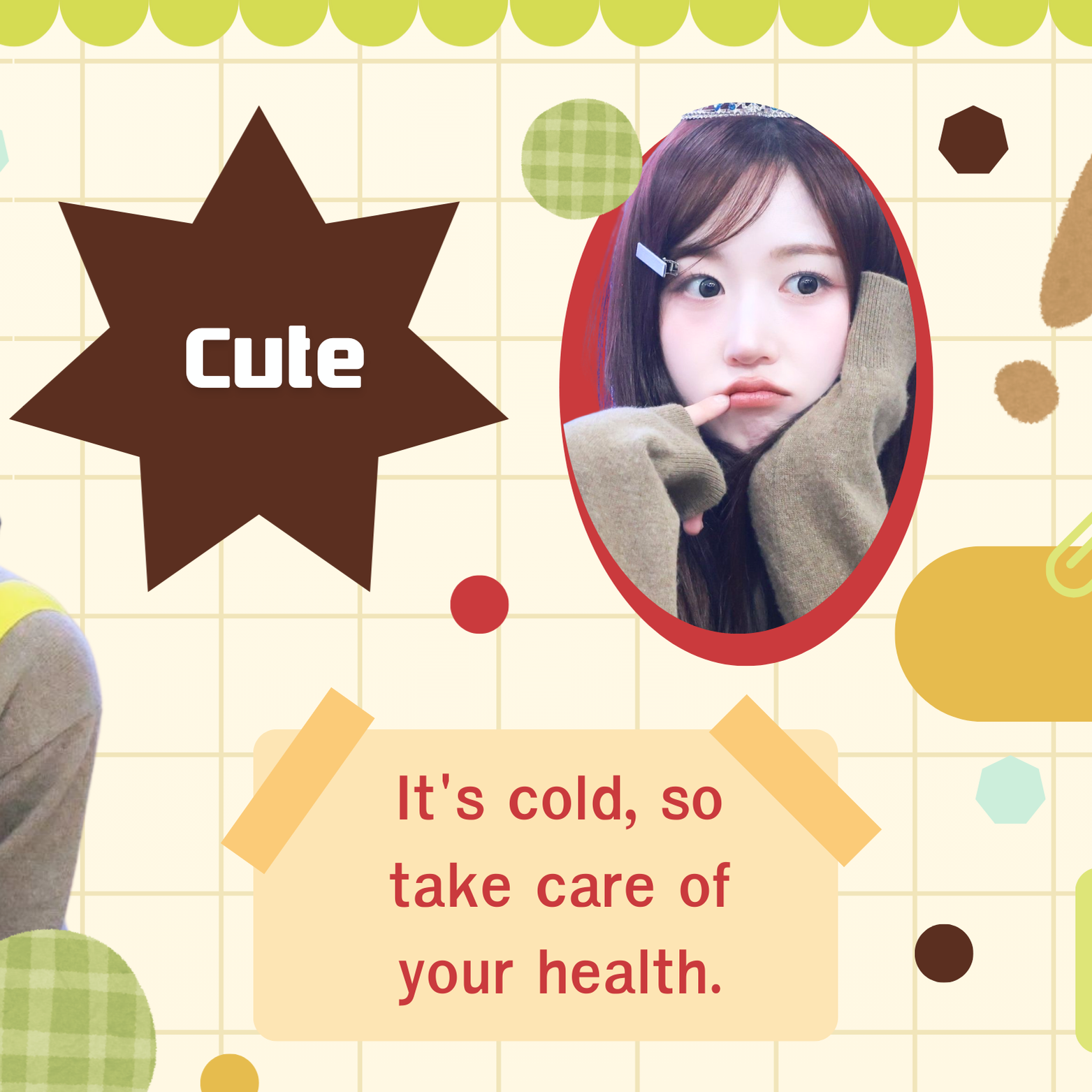 A moment captured by Haewon (NMIXX)'s fan