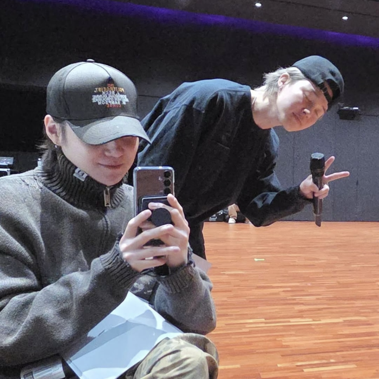 A moment captured by SUGA (BTS)'s fan