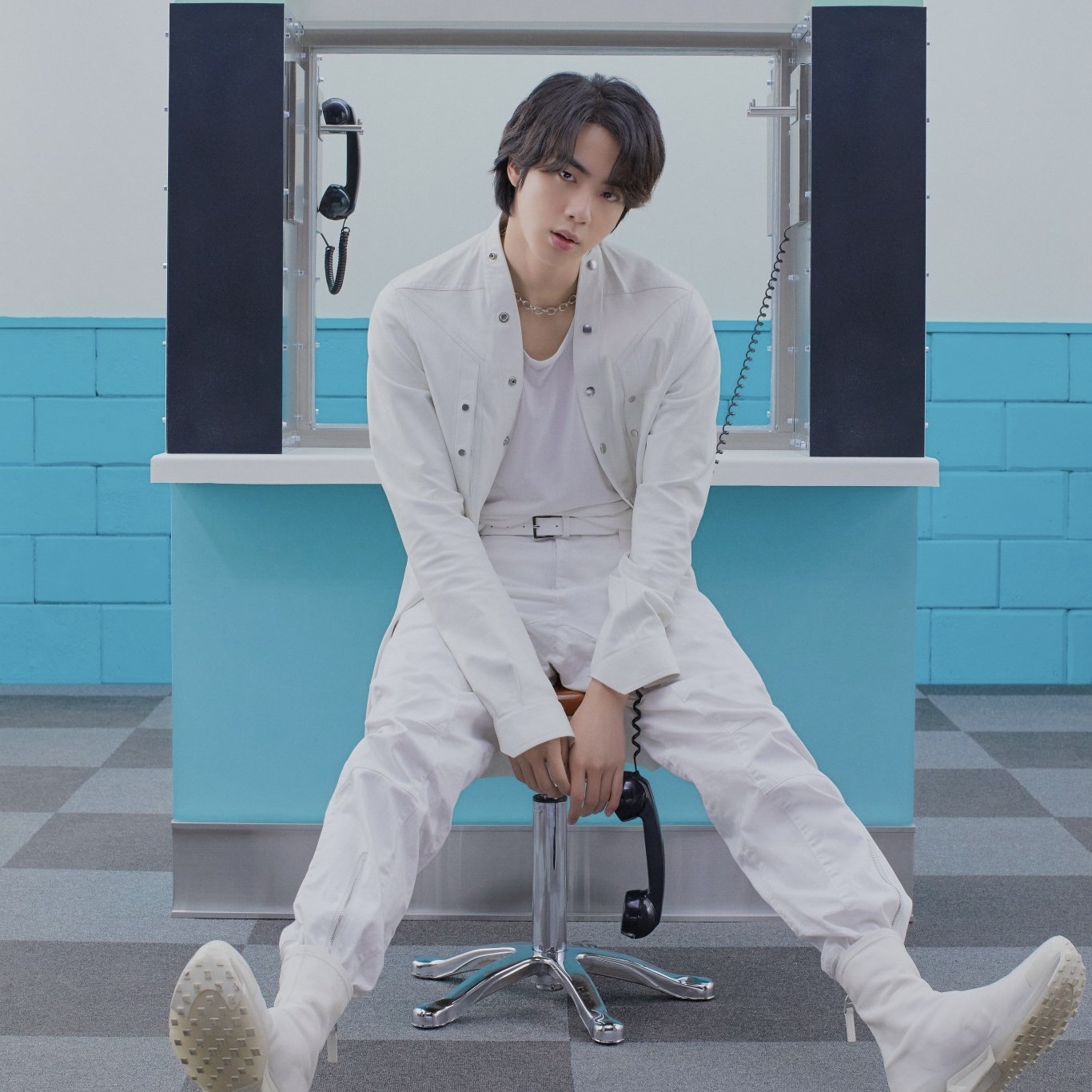 Recent activity shot of Jin (BTS)
