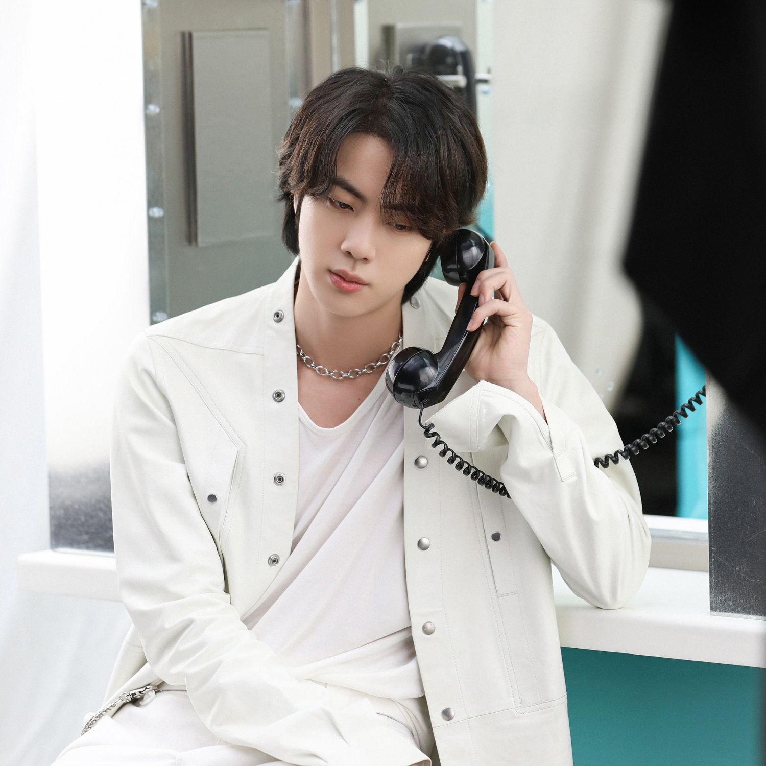 A moment captured by Jin (BTS)'s fan