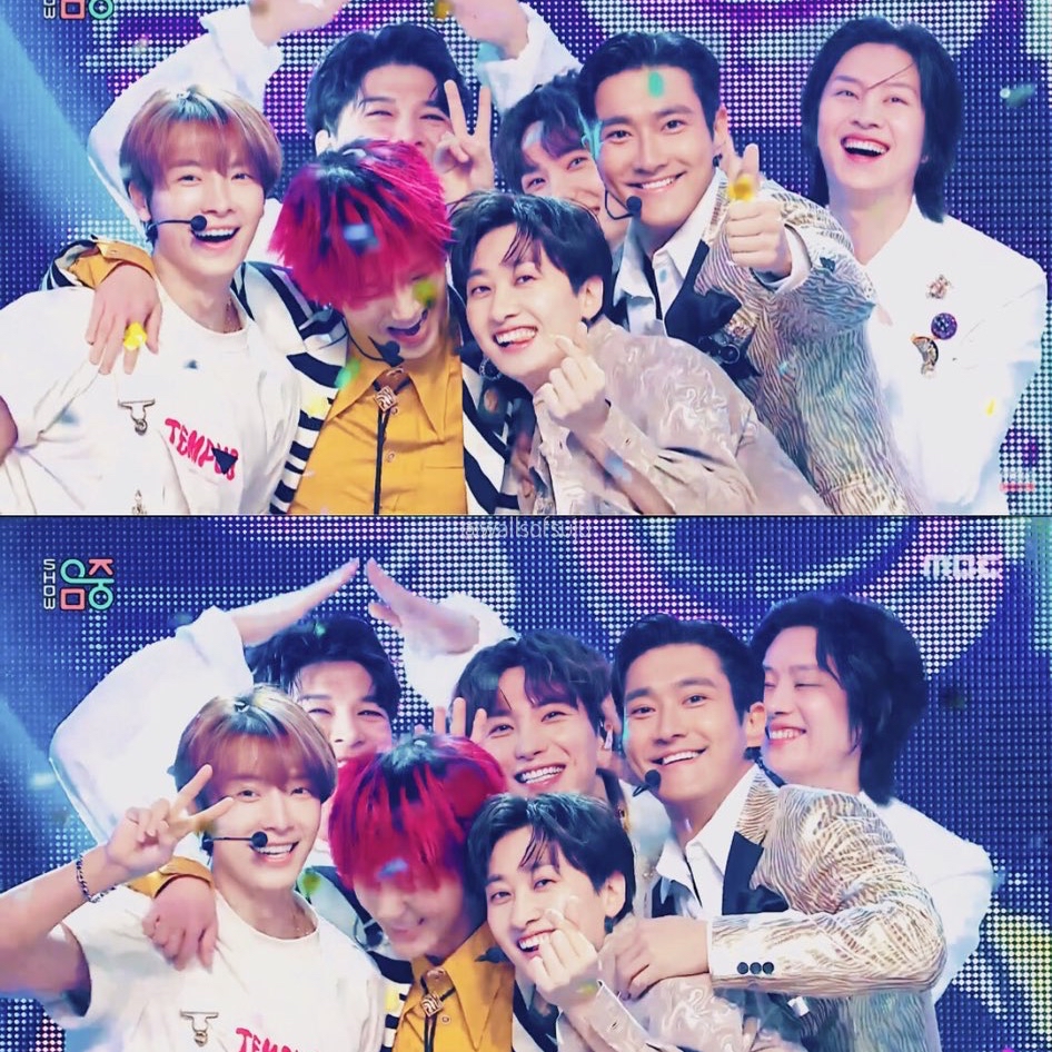 Recent activity shot of Super Junior