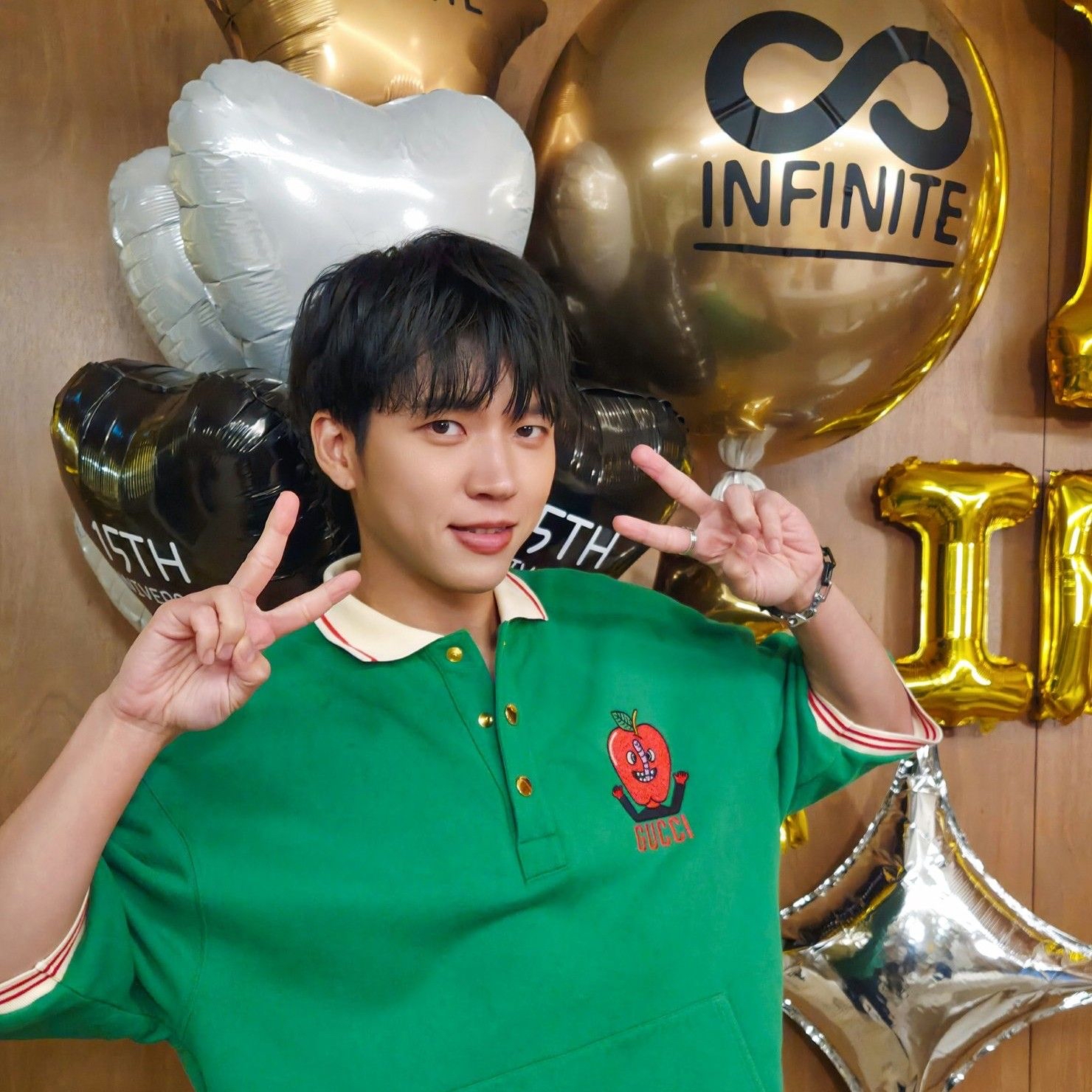 Recent activity shot of Woohyun (INFINITE)
