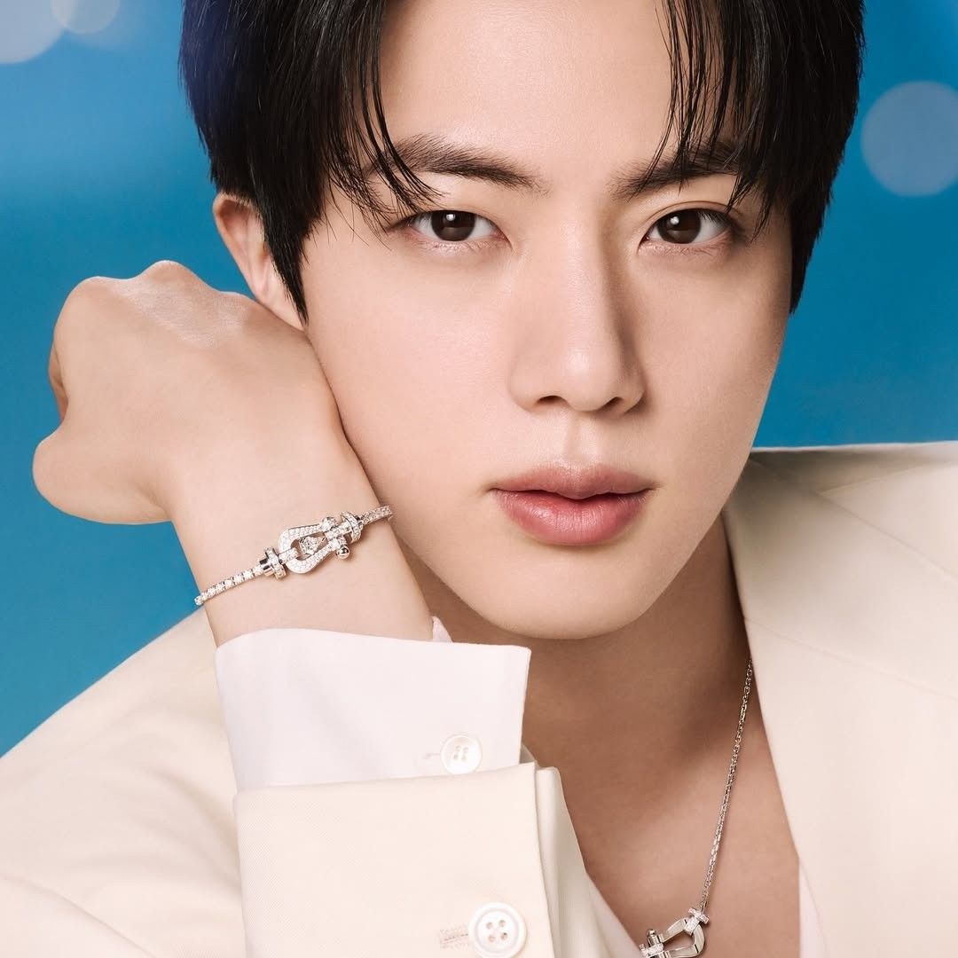 Recent activity shot of Jin (BTS)
