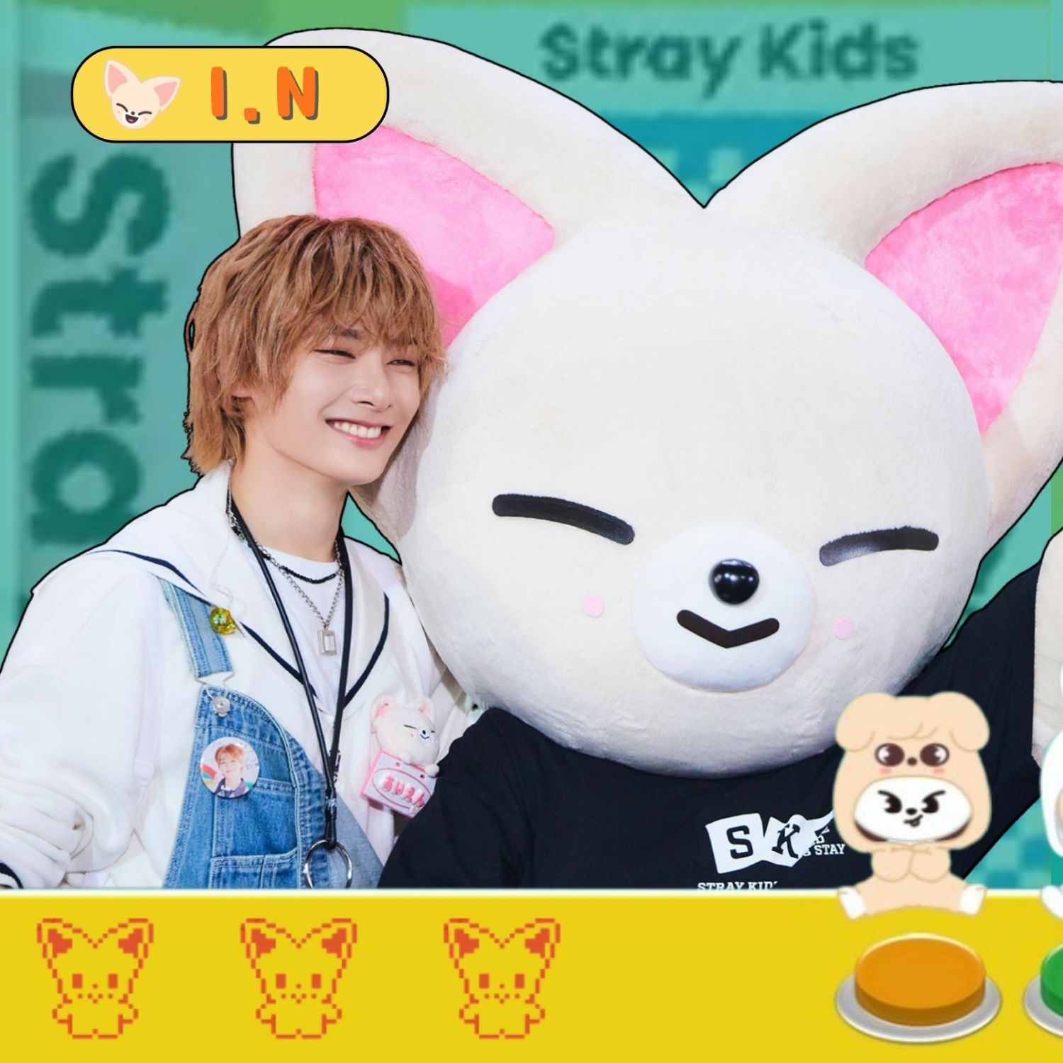 A moment captured by I.N (Stray Kids)'s fan