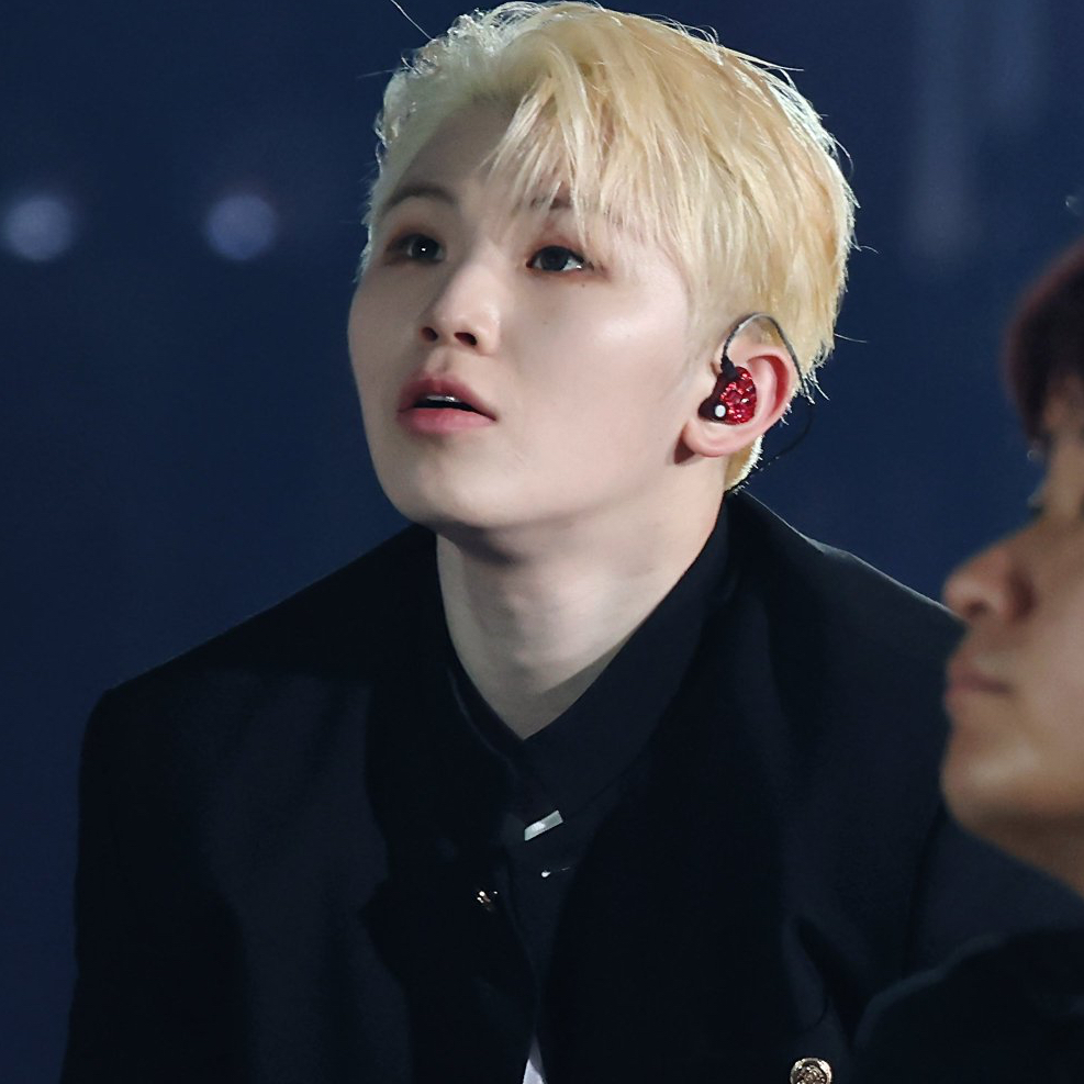 A moment captured by Woozi (SEVENTEEN)'s fan