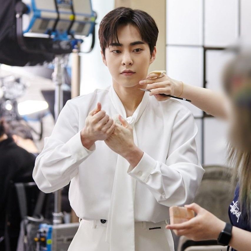 A moment captured by Xiumin (EXO)'s fan