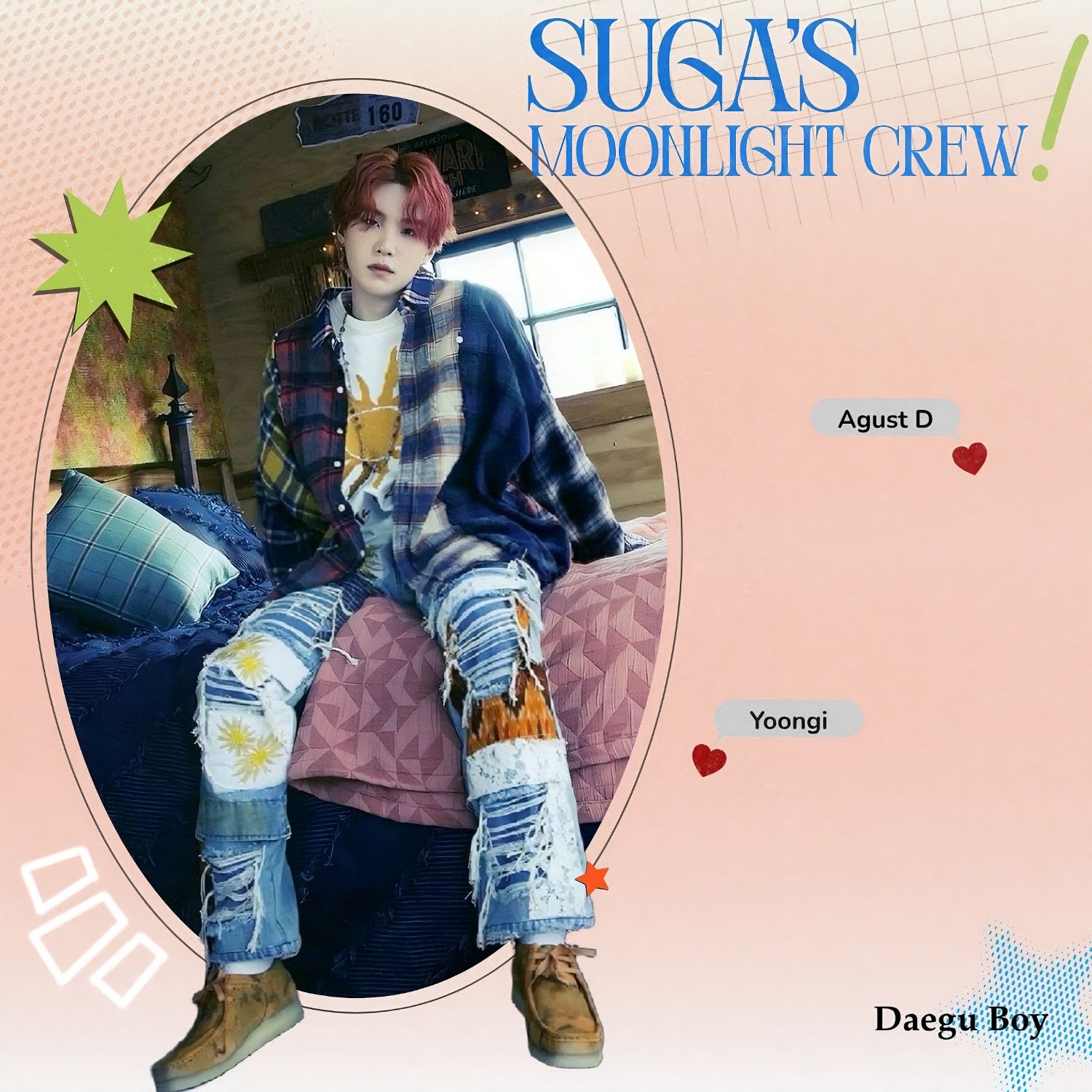 A moment captured by SUGA (BTS)'s fan