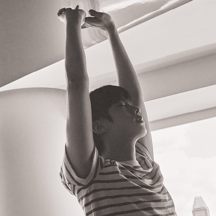 Recent activity shot of Jin (BTS)