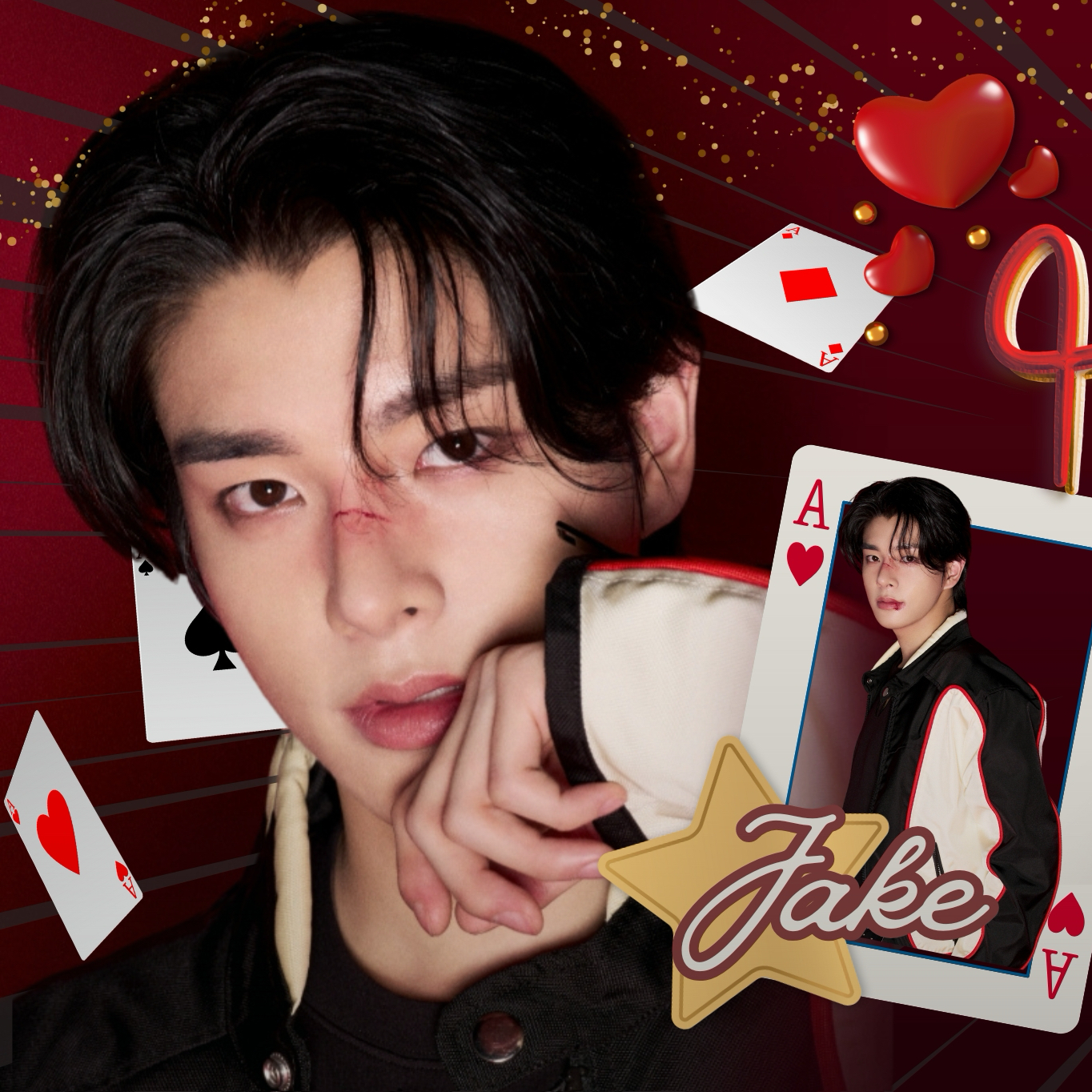 A moment captured by Jake (ENHYPEN)'s fan