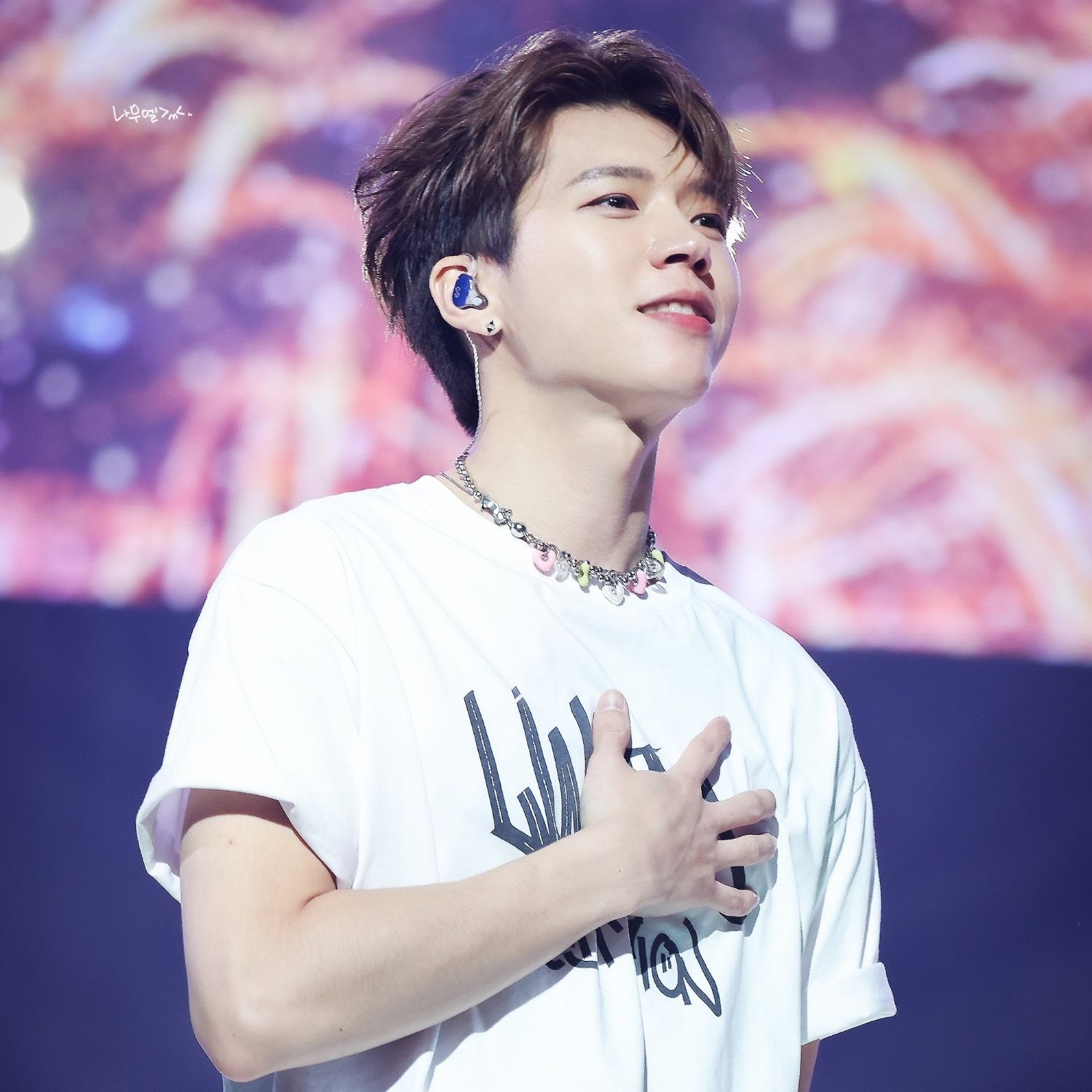 A moment captured by Woohyun (INFINITE)'s fan