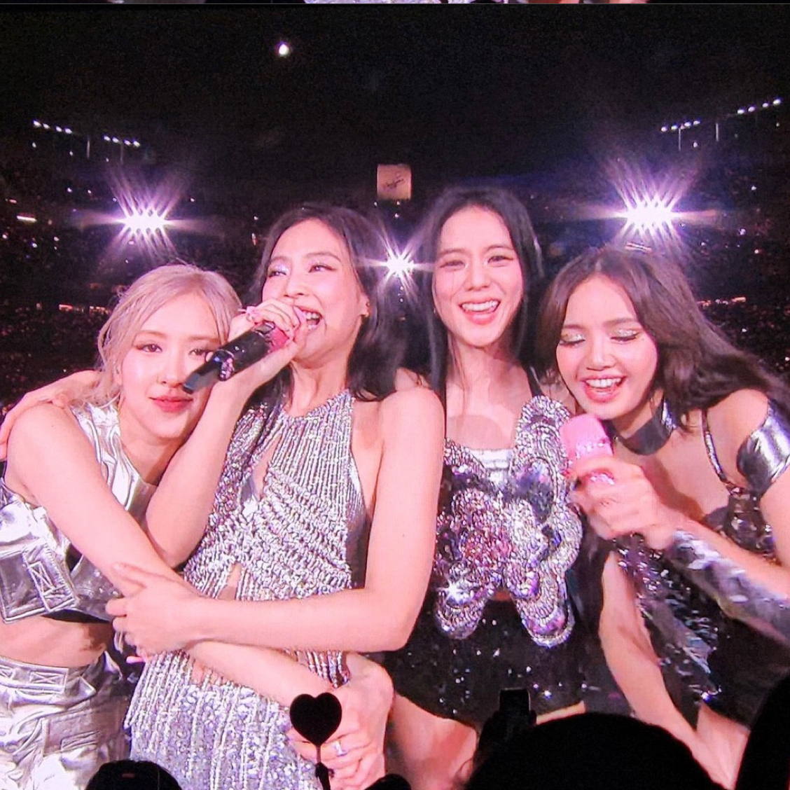 A moment captured by BLACKPINK's fan