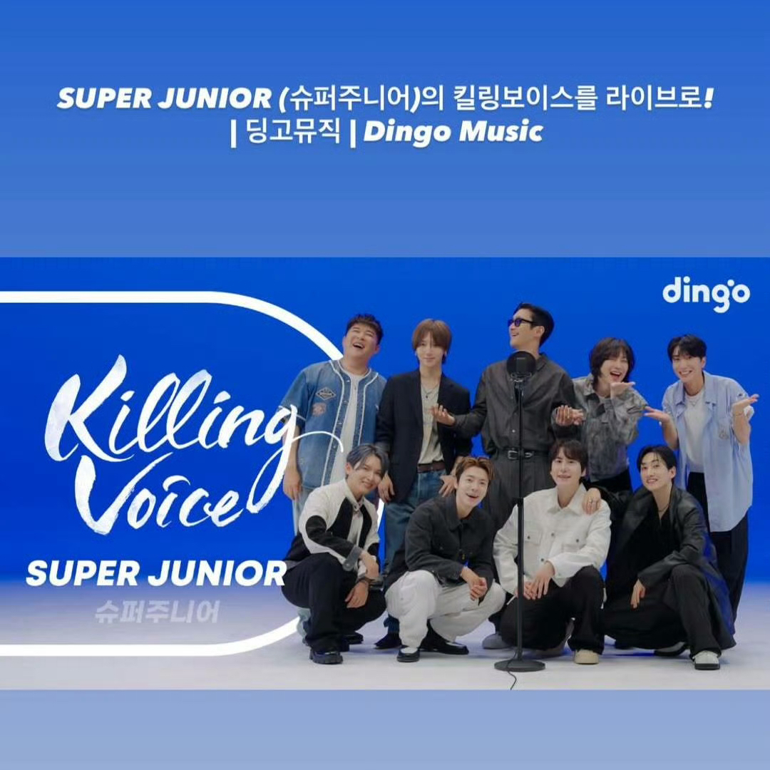 Recent activity shot of Super Junior