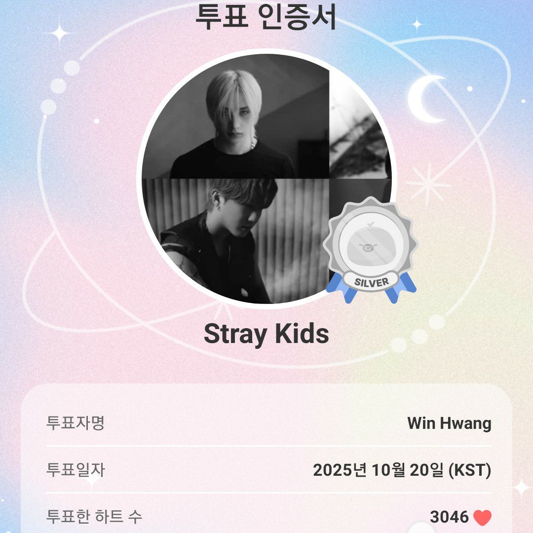 A moment captured by Stray Kids's fan
