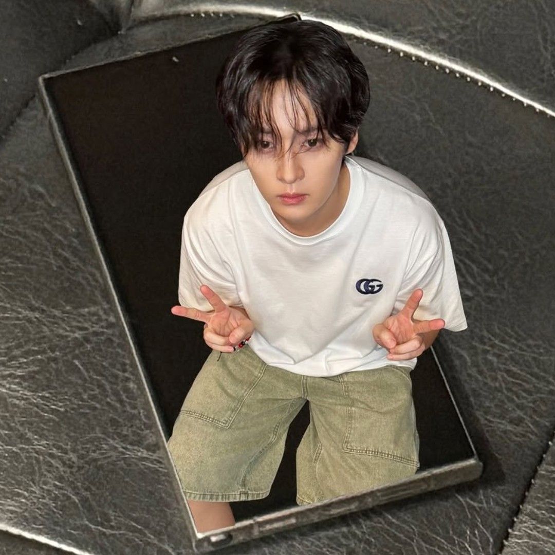 Recent activity shot of Lee Know (Stray Kids)