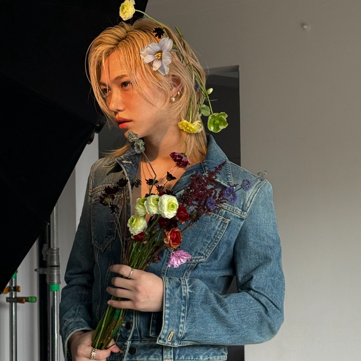 A moment captured by Felix (Stray Kids)'s fan