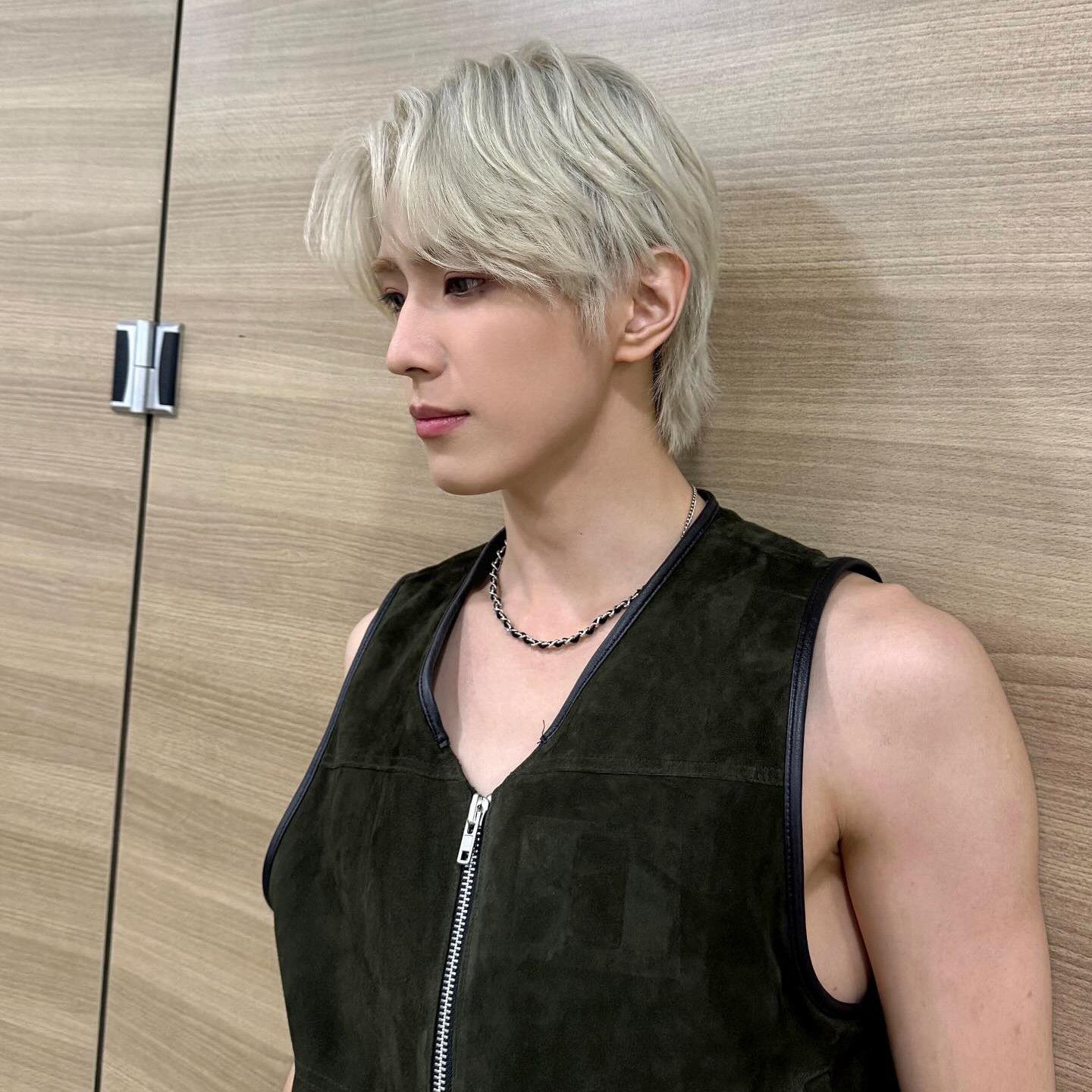 Recent activity shot of Yonghee (CIX)