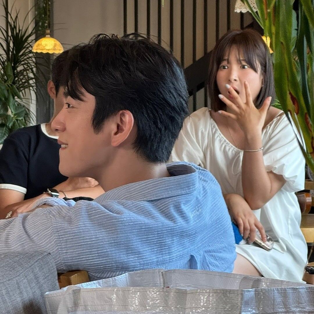 A moment captured by Jinyoung (GOT7)'s fan