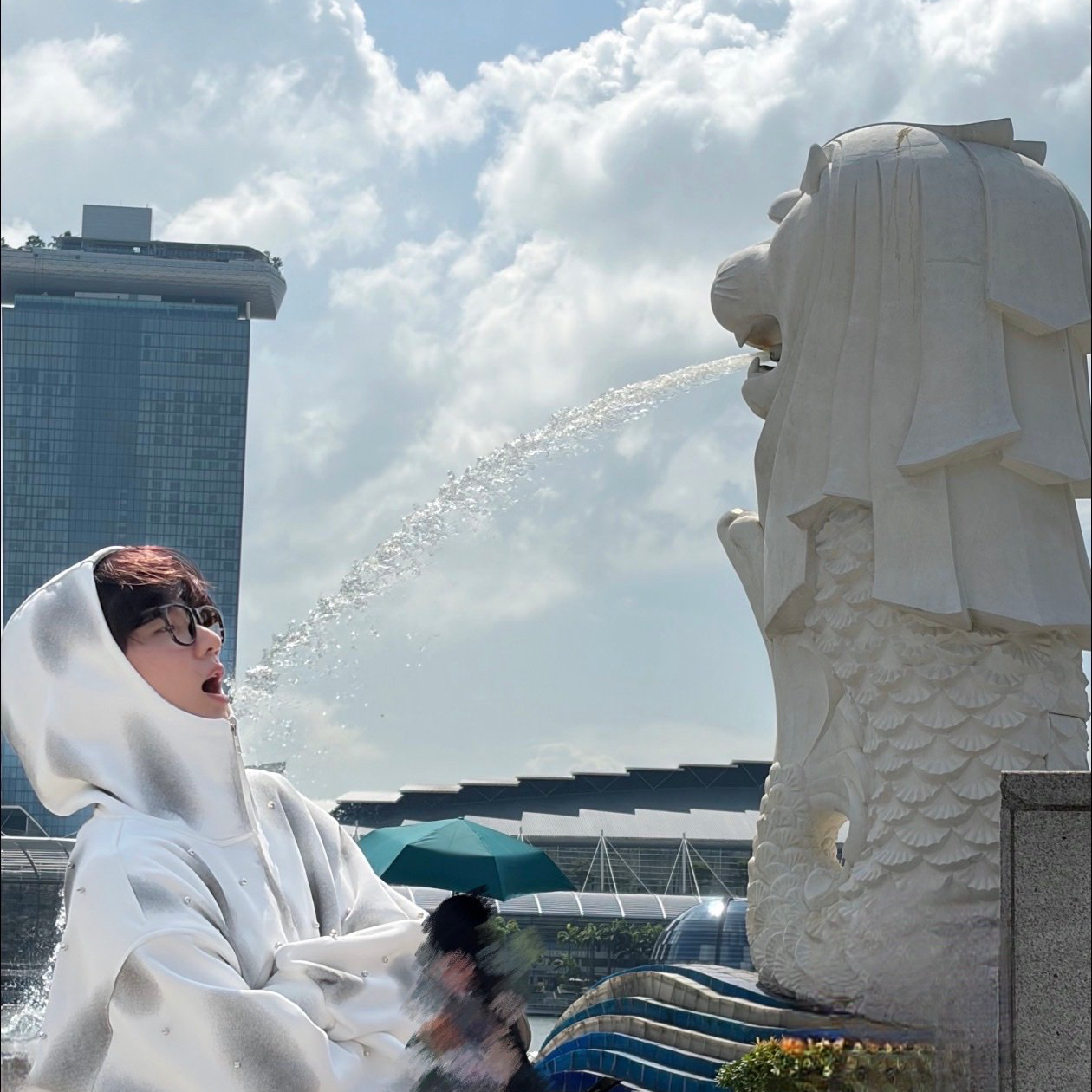 A moment captured by Zhang Hao (ZEROBASEONE)'s fan