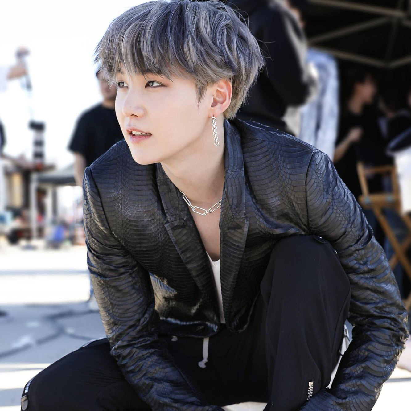 A moment captured by SUGA (BTS)'s fan