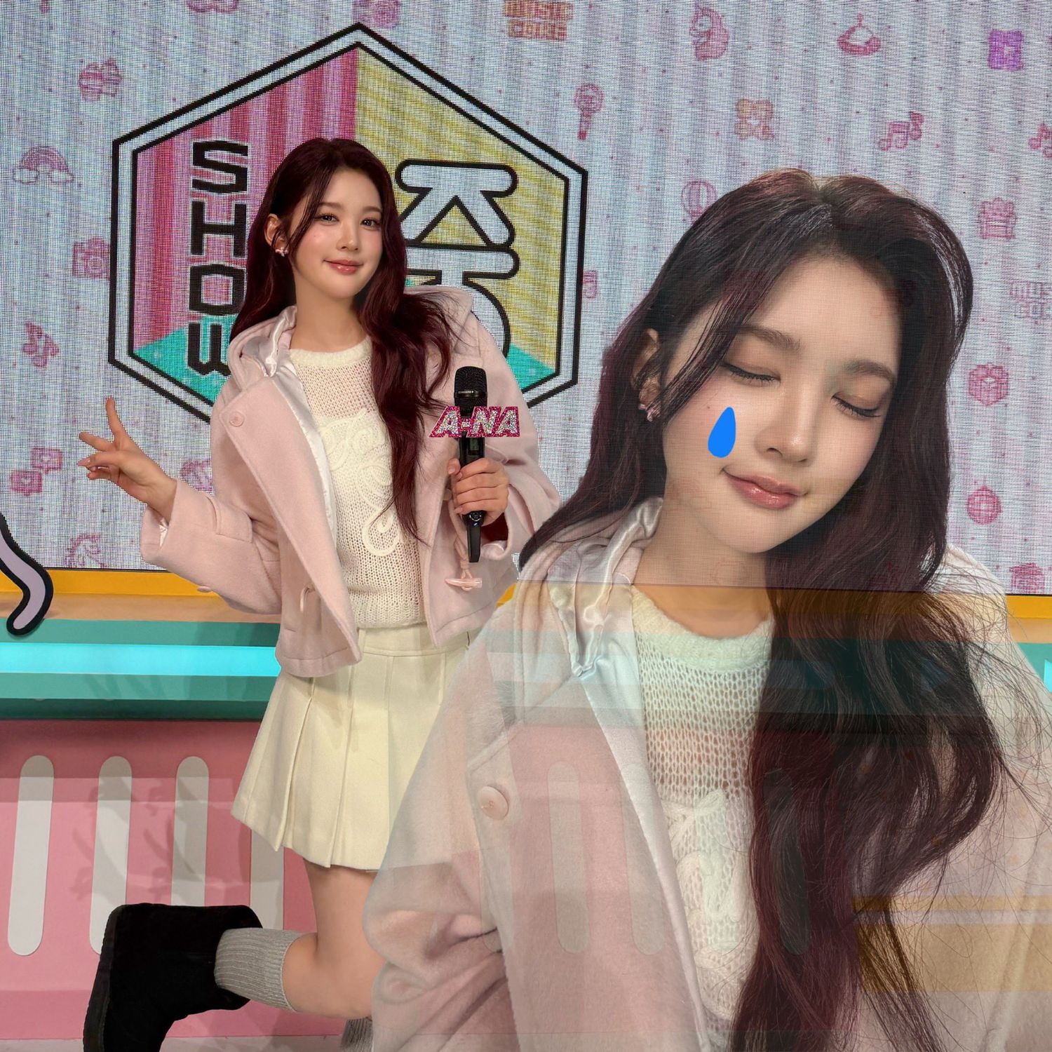 Behind-the-scenes cut of A-na (Hearts2Hearts)