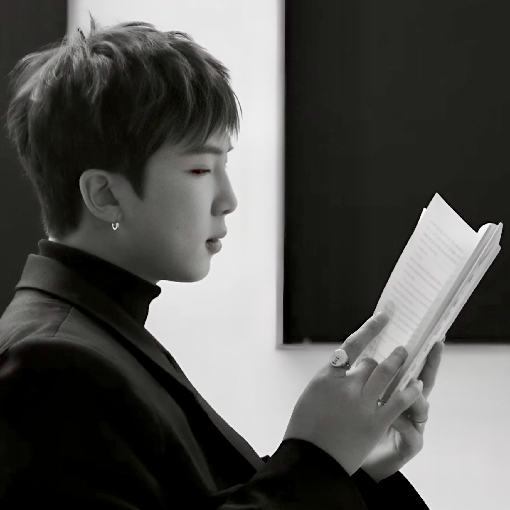A moment captured by RM (BTS)'s fan