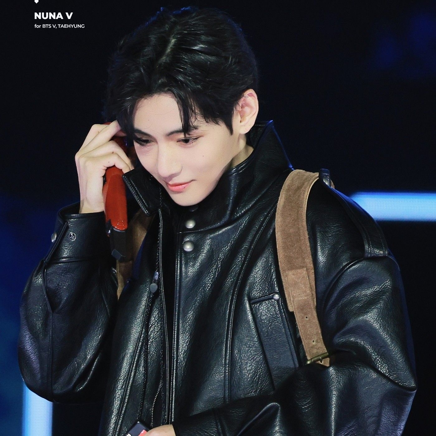 A moment captured by V (BTS)'s fan