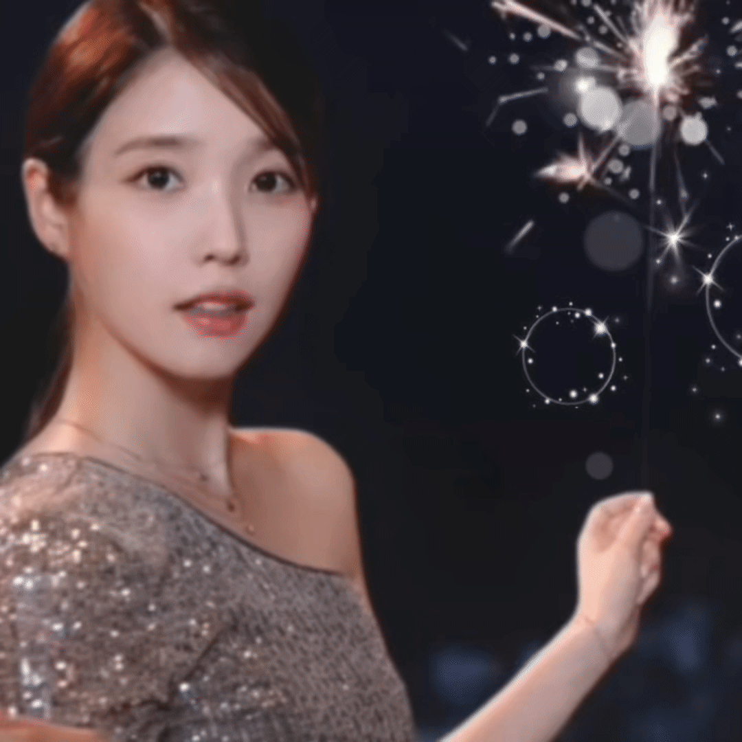 Behind-the-scenes cut of IU