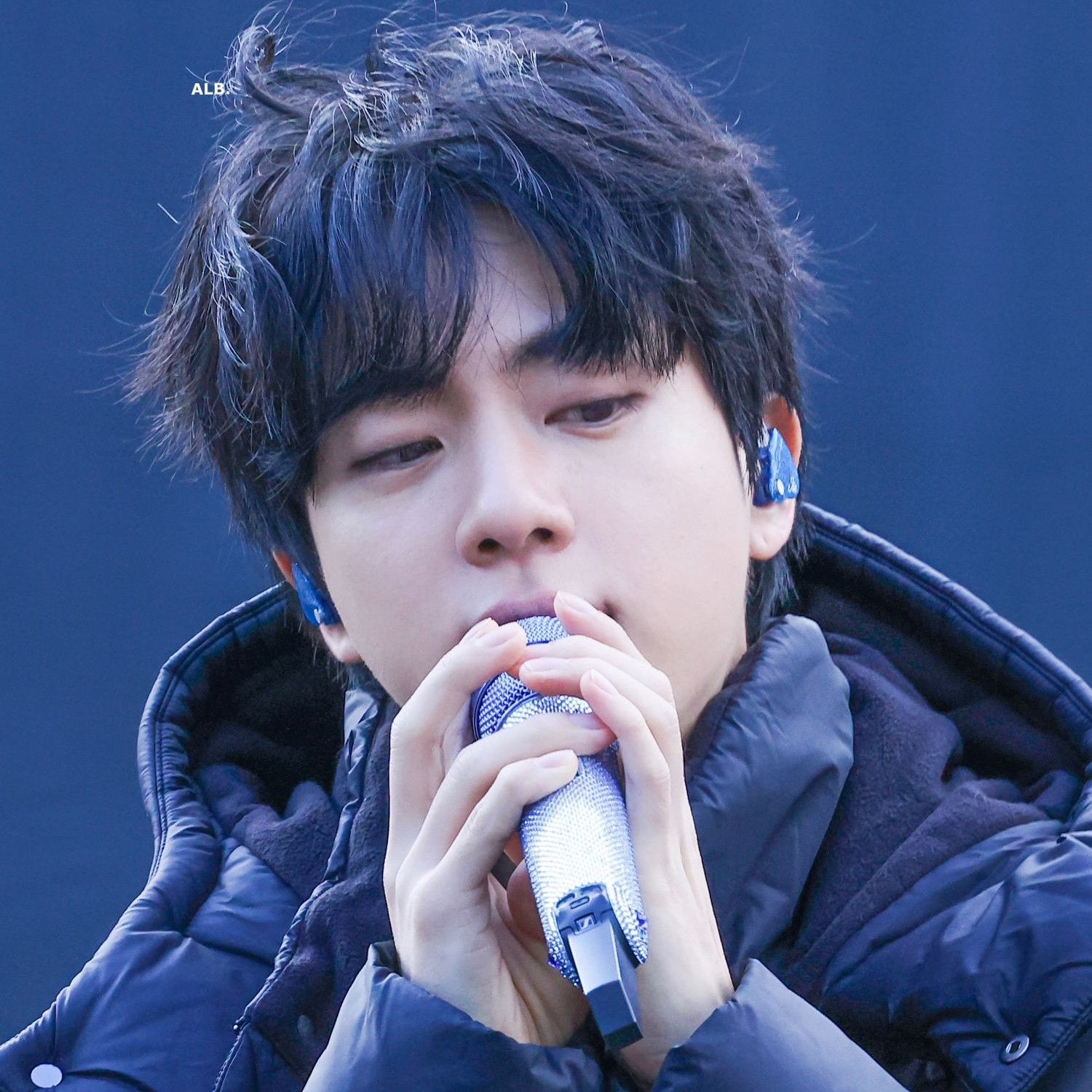 Recent activity shot of Jin (BTS)