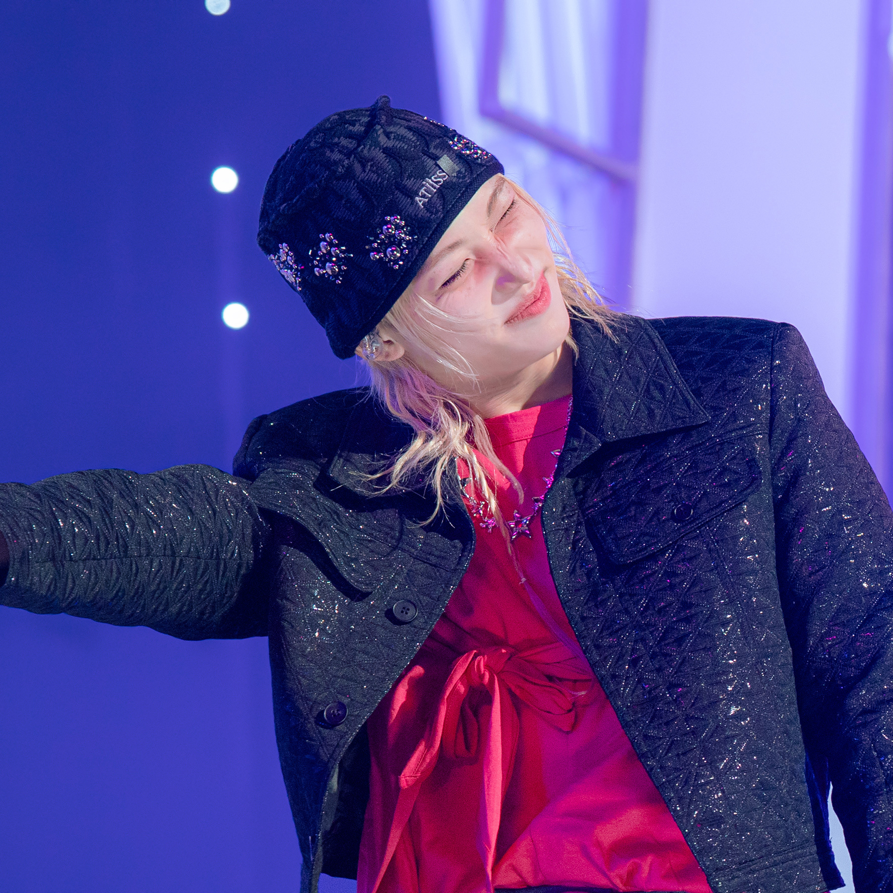 A moment captured by Felix (Stray Kids)'s fan