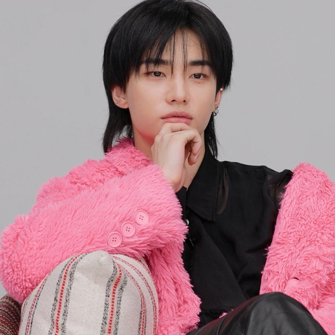 A moment captured by Hyunjin (Stray Kids)'s fan