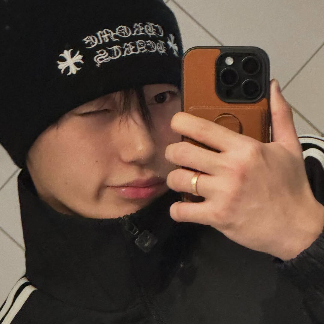 A moment captured by San (ATEEZ)'s fan