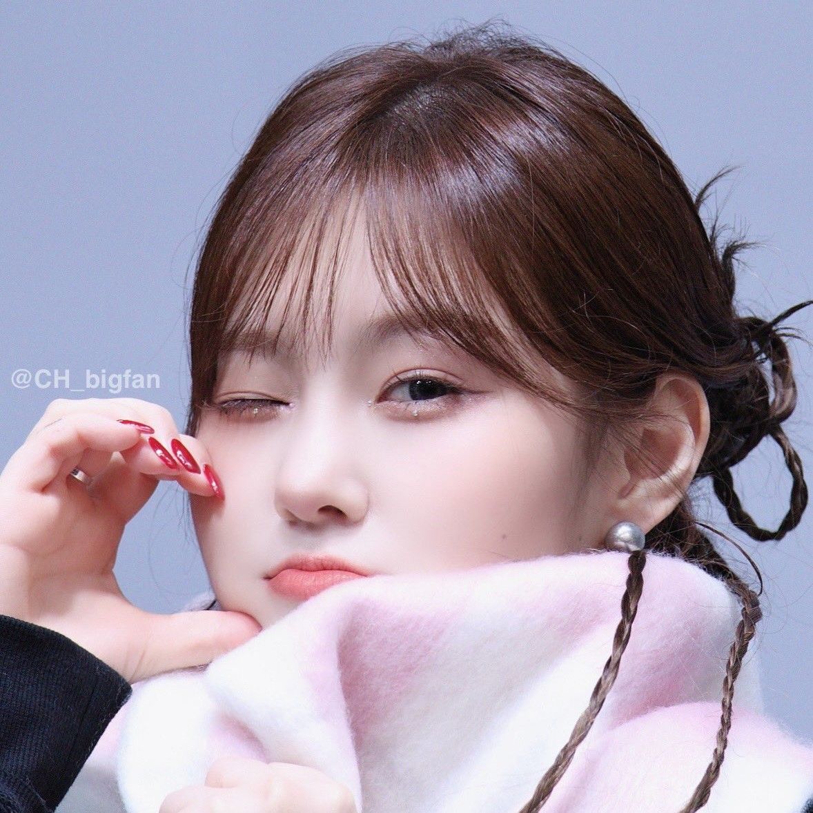 A moment captured by Kim Chaehyun (Kep1er)'s fan