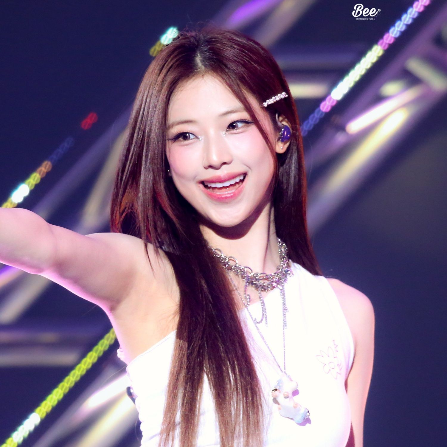 A moment captured by Ruka (BABYMONSTER)'s fan