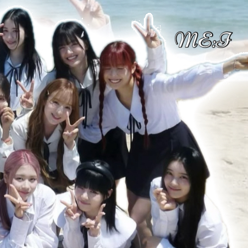 Behind-the-scenes cut of Kato Cocoro (ME:I)