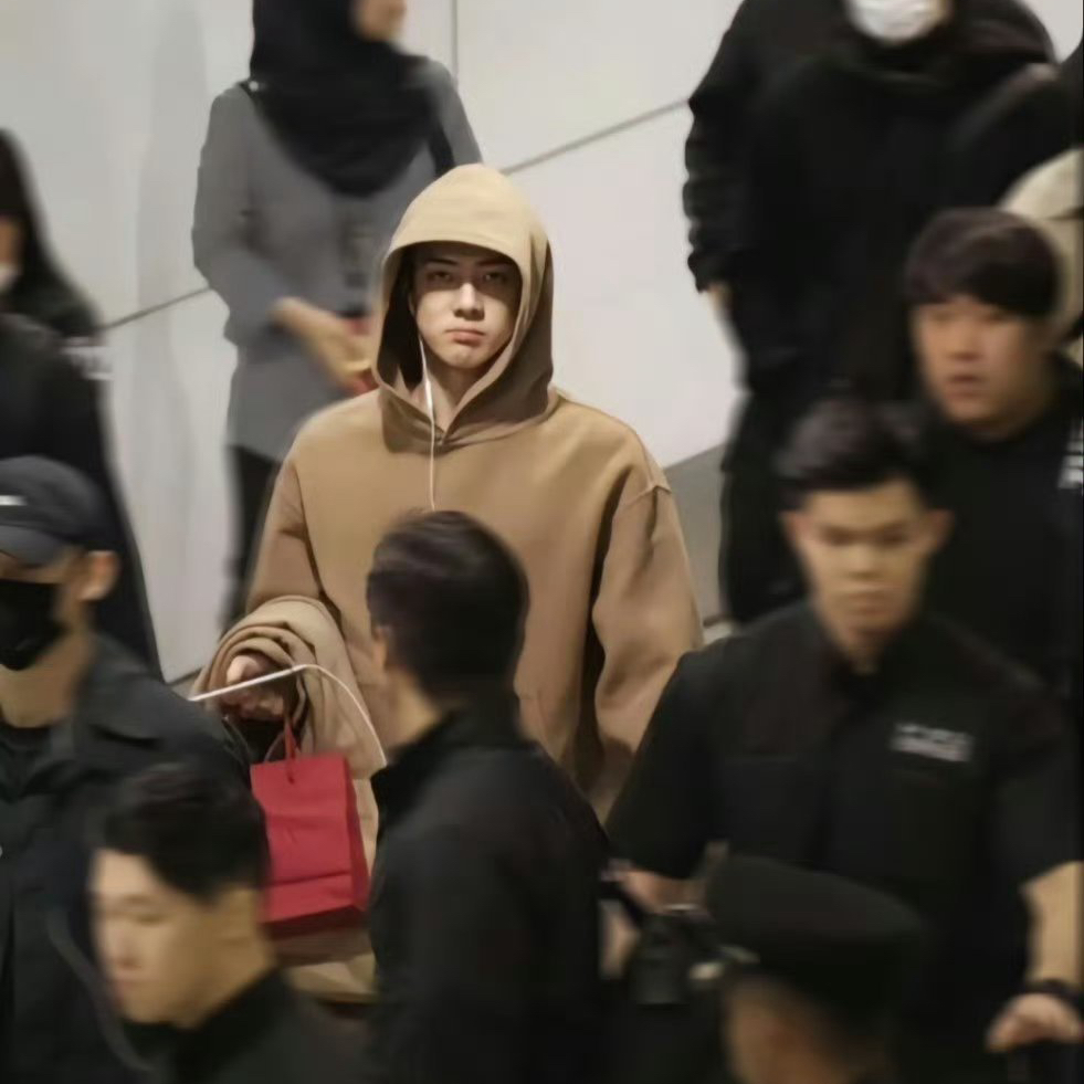 Recent activity shot of Sehun (EXO)