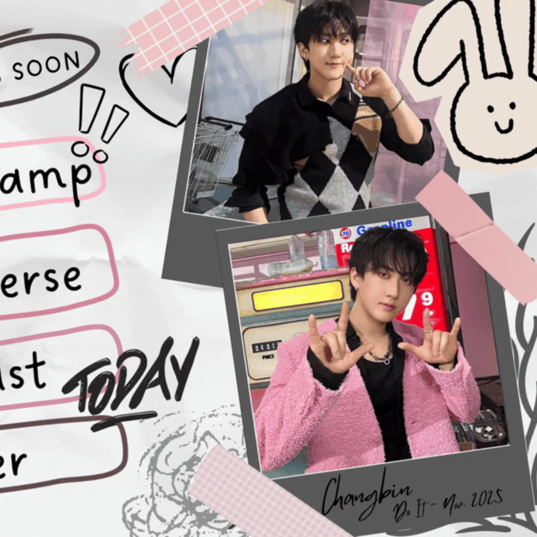 A moment captured by Changbin (Stray Kids)'s fan