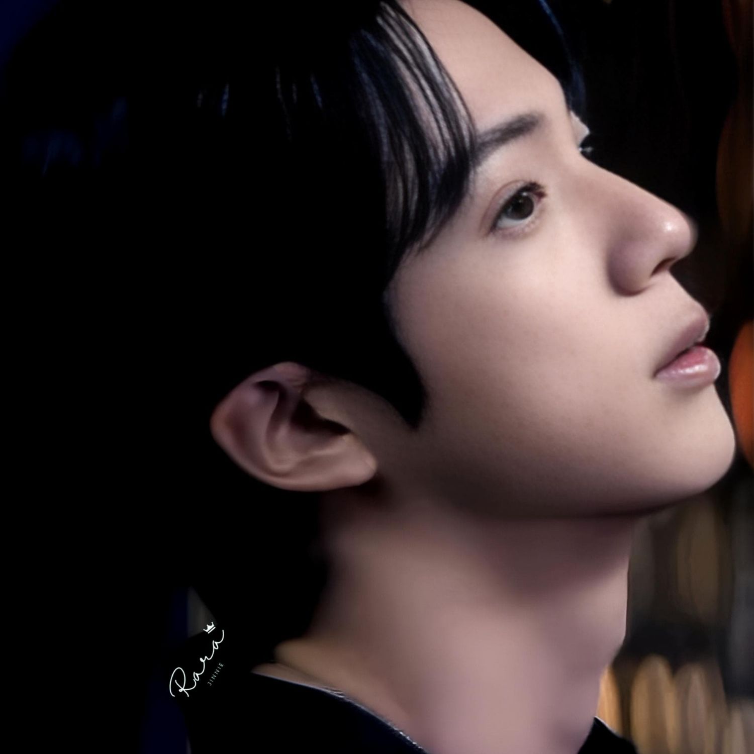 Recent activity shot of Jin (BTS)