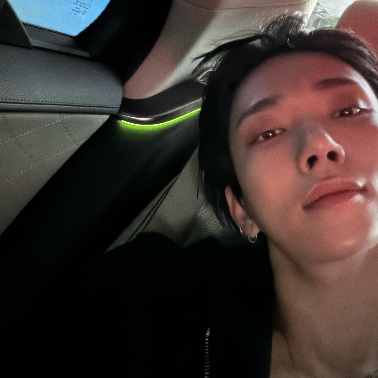 A moment captured by Joshua (SEVENTEEN)'s fan