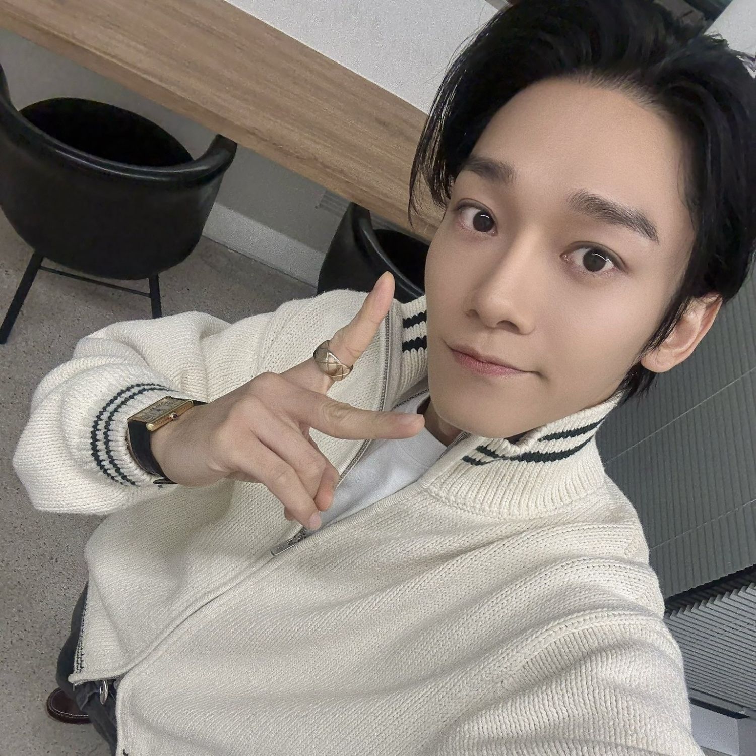 チェン (EXO)の舞台裏ショット