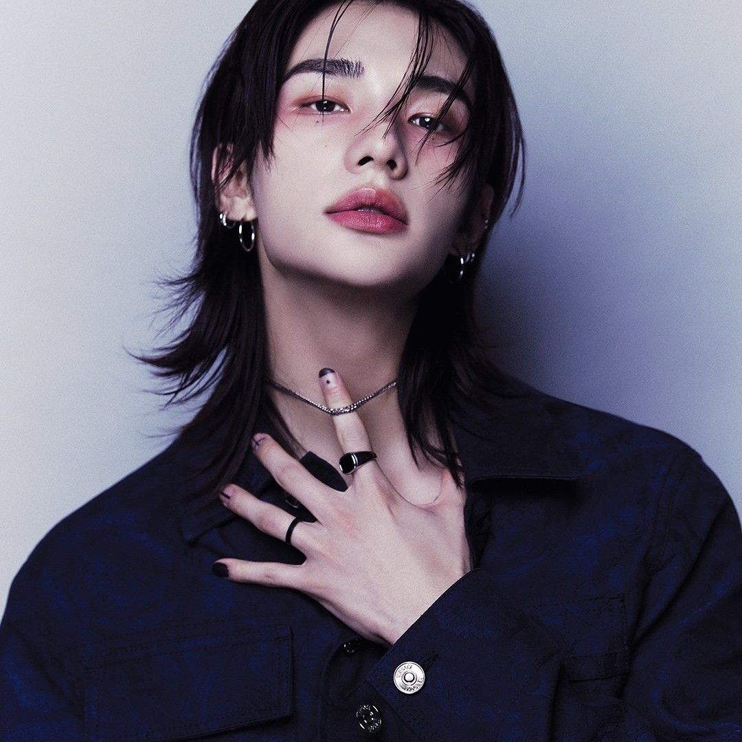 Behind-the-scenes cut of Hyunjin (Stray Kids)