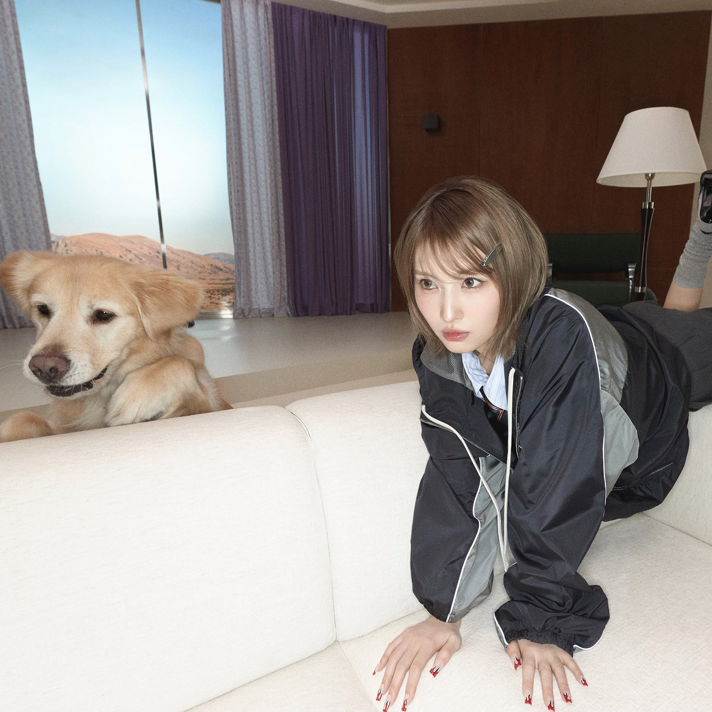 A moment captured by Momo (TWICE)'s fan