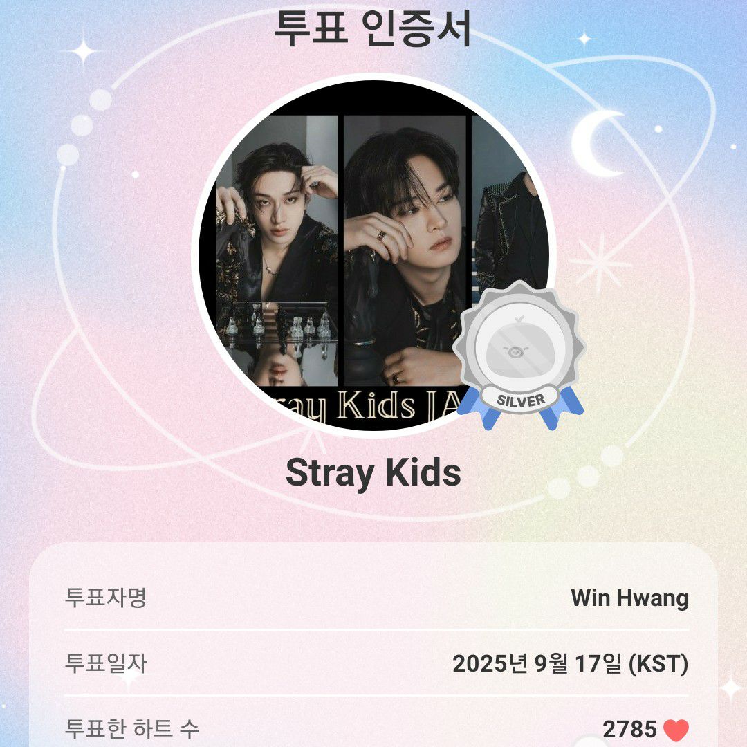 A moment captured by Stray Kids's fan