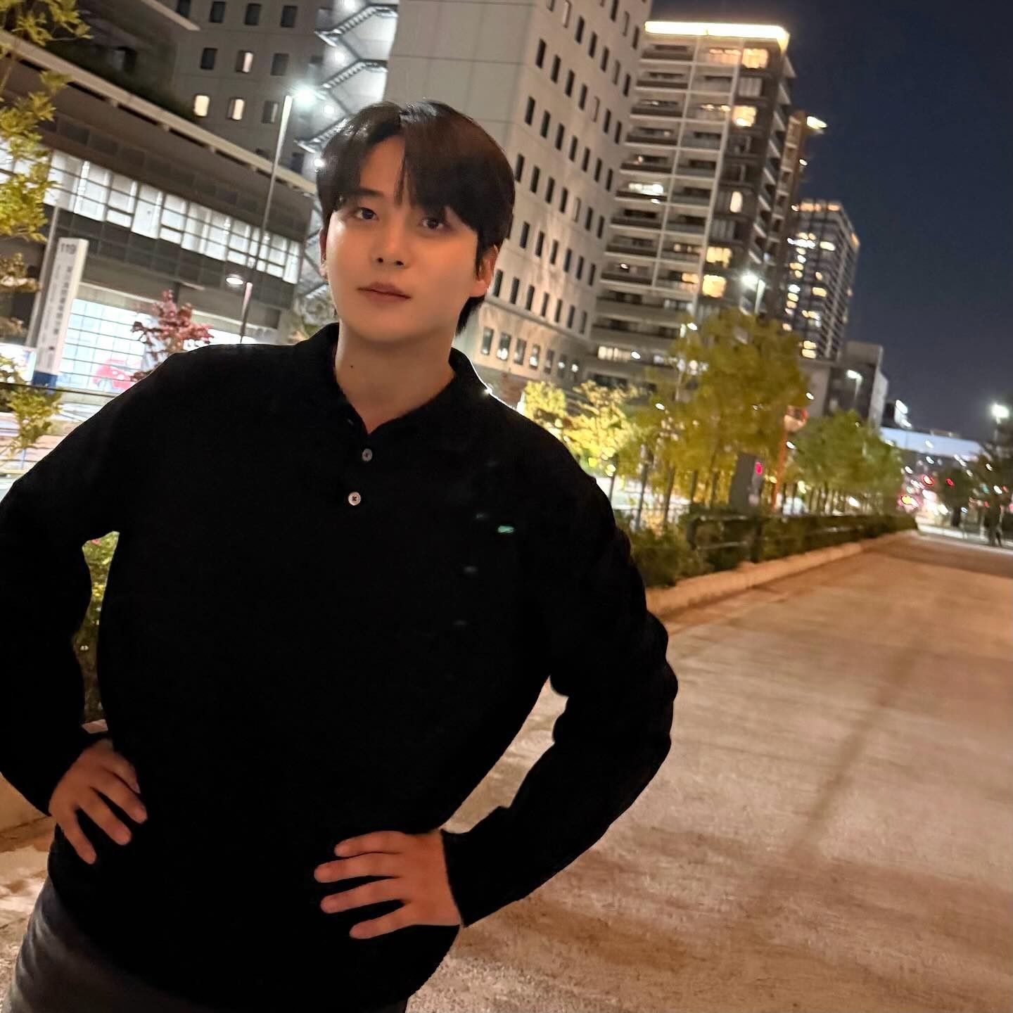 Recent activity shot of Jongho (ATEEZ)