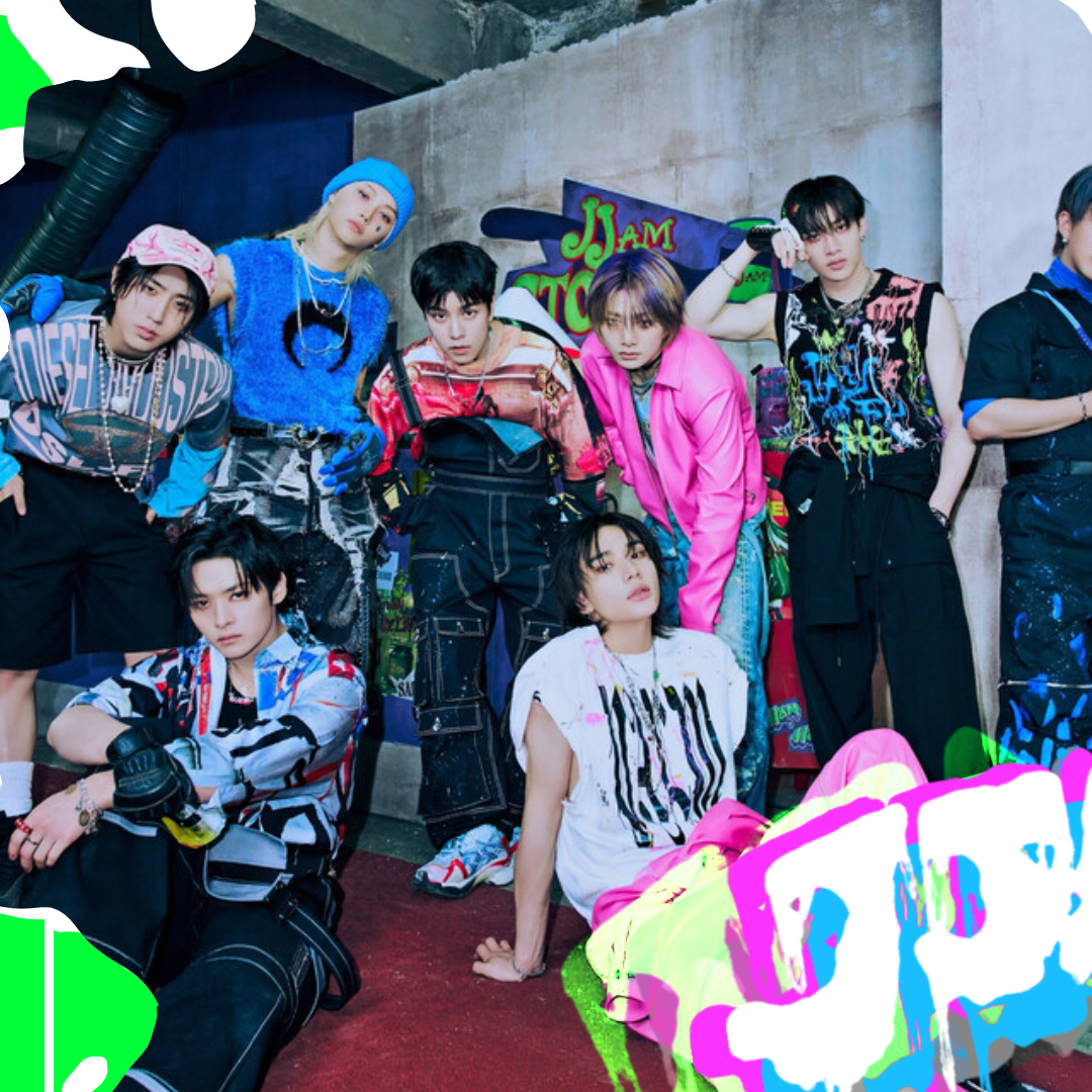 A moment captured by Stray Kids's fan