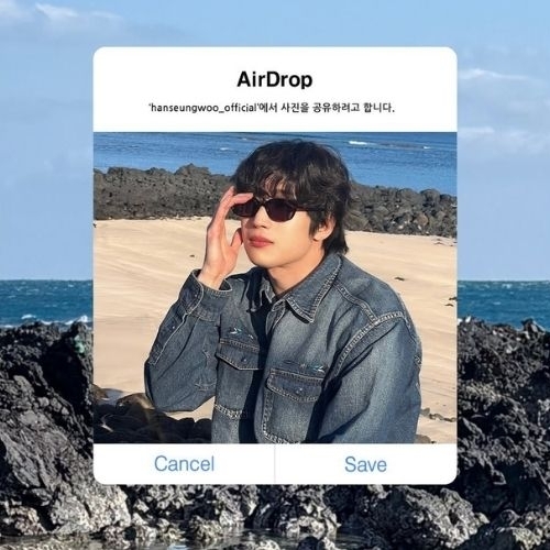 Behind-the-scenes cut of Han Seungwoo