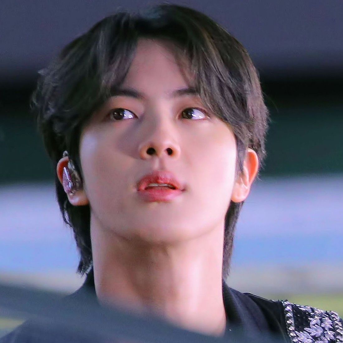 A moment captured by Jin (BTS)'s fan