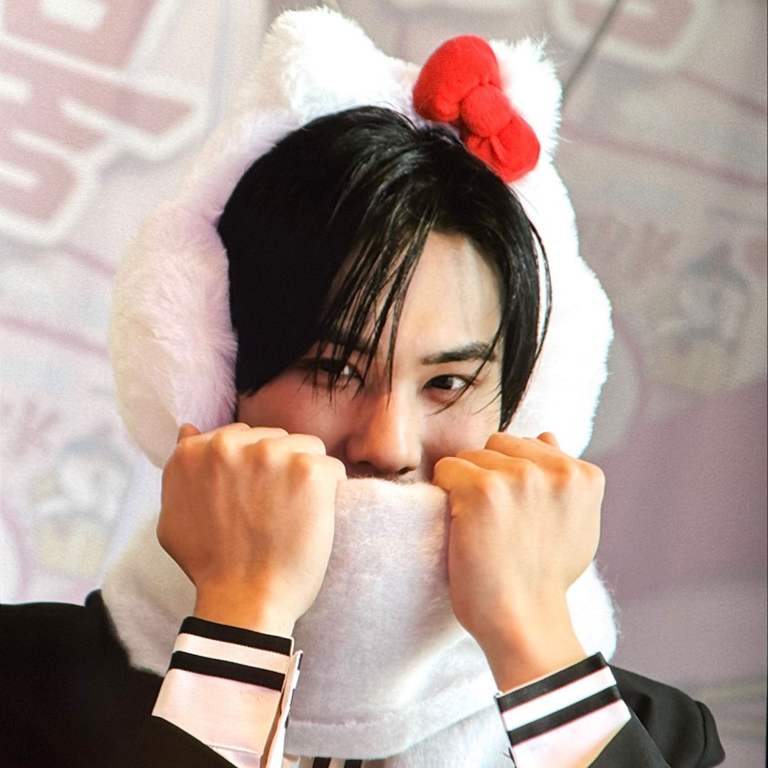 A moment captured by Rocky's fan